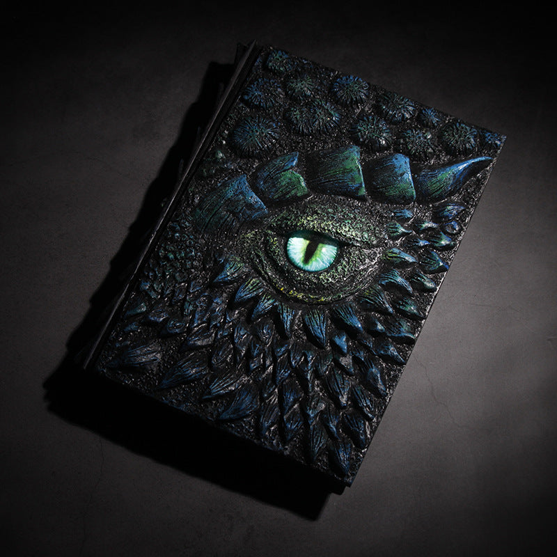 Dragon Eye Notebook — 3D Embossed Fantasy Journal