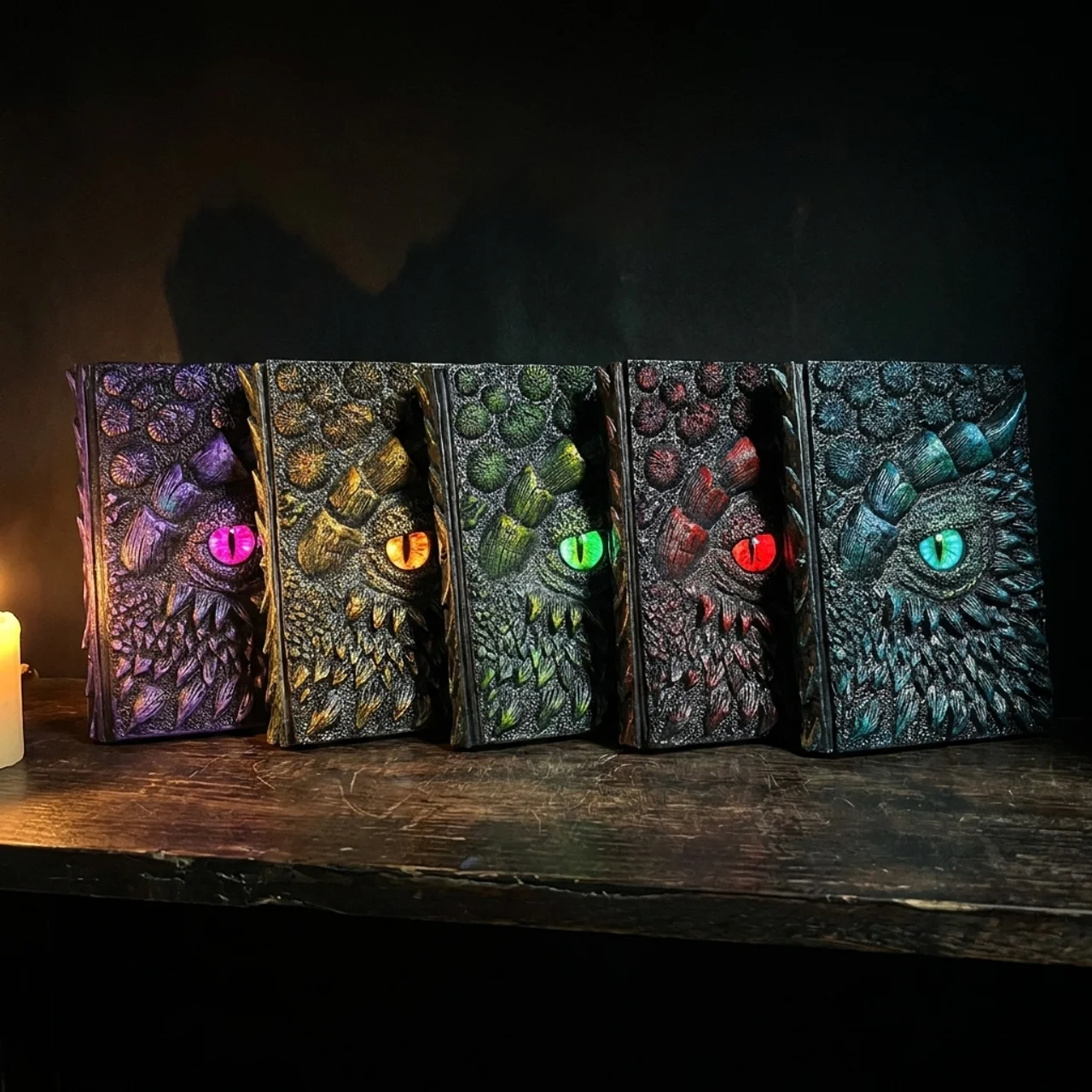 Dragon Eye Notebook — 3D Embossed Fantasy Journal