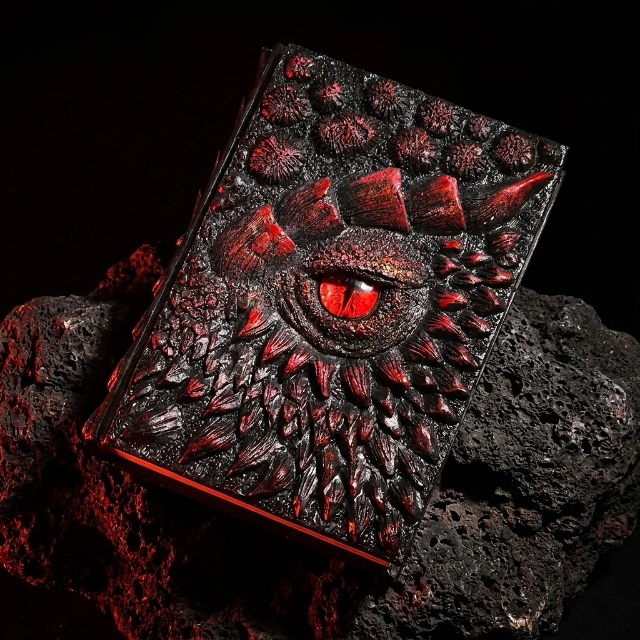 Dragon Eye Notebook — 3D Embossed Fantasy Journal