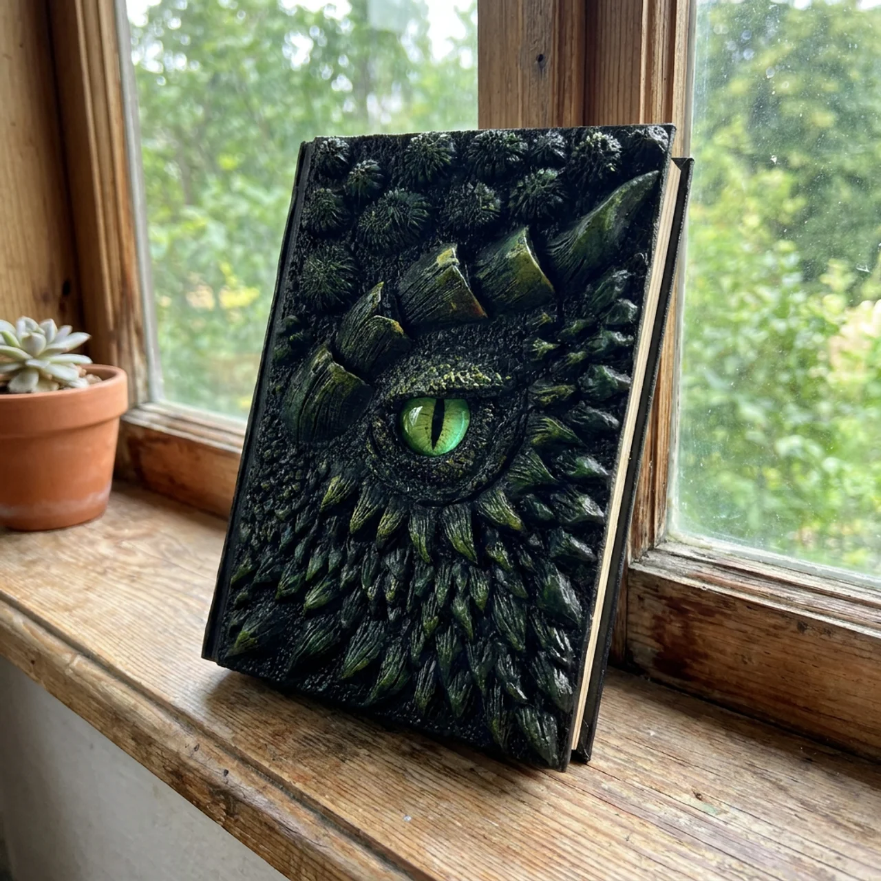 Dragon Eye Notebook — 3D Embossed Fantasy Journal